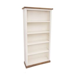 Cabinet Bits Bookcase with plinth 180x90x30cm in Off-White - Size: 180 x 90 x 30 cm - thumbnail 2