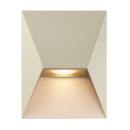 Nordlux Modern Outdoor Wall Light Sand Aluminium GU10 Weatherproof - Mains Powered, IP54 in Beige - thumbnail 5