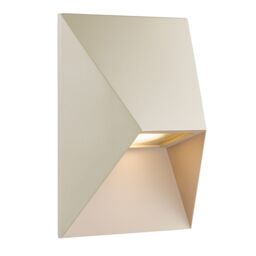 Nordlux Modern Outdoor Wall Light Sand Aluminium GU10 Weatherproof - Mains Powered, IP54 in Beige - thumbnail 1