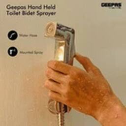 Havendro Bidet Sprayer - Hand Hygiene Shower, Bathroom Faucet Cleaner in Silver - thumbnail 4