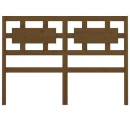 Berkfield Home Bed Headboard Honey Brown 125.5x4x100 cm Solid Wood Pine - thumbnail 4