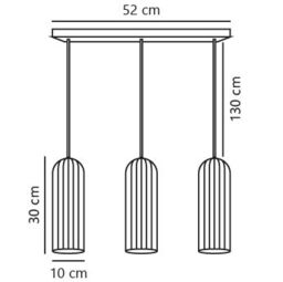 Nordlux Vintage Indoor Glass Fluted White Mains Powered, IP20 - thumbnail 8