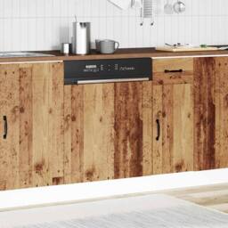 Berkfield Home Decorative Dishwasher Panel¬†Kalmar¬†Old Wood 60x1.5x67 cm Engine in Brown - thumbnail 1
