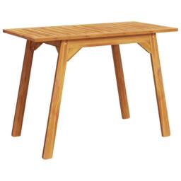 Berkfield Home Beautiful 3 Piece Garden Dining Set Solid Wood Acacia in Brown - thumbnail 5