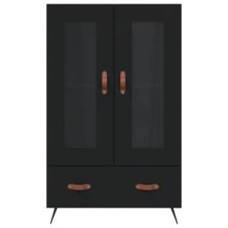 Berkfield Home Highboard Black 69.5x31x115 cm Engineered Wood - thumbnail 6
