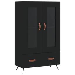 Berkfield Home Highboard Black 69.5x31x115 cm Engineered Wood
