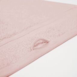 OHS Luxury 100% Cotton Face Cloth Bathroom Towel in Light Pink - thumbnail 3