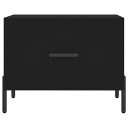 Berkfield Home Coffee Tables 2 pcs Black 50x50x40 cm Engineered Wood - Size: 50 x 50 x 40 cm - thumbnail 6
