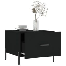 Berkfield Home Coffee Tables 2 pcs Black 50x50x40 cm Engineered Wood - Size: 50 x 50 x 40 cm - thumbnail 4