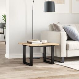 Berkfield Home Table Top Square 60x60x2 cm Solid Wood Acacia in Brown - Size: 60 x 60 x 2 cm - thumbnail 3