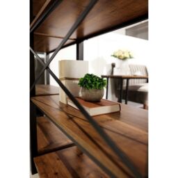 Lemon Pavilion Furniture Ealing Bookcase - Pine - L36 x W80 x H160 cm - Vintage Pine in Brown - Size: 1 Pack - thumbnail 2