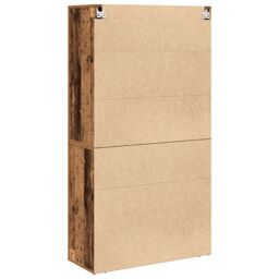 Berkfield Home Highboard Old Wood 80x33x150 cm Engineered Wood in Brown - Size: 80 x 33 x 150 cm - thumbnail 8