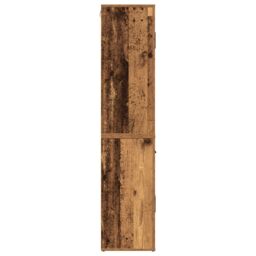 Berkfield Home Highboard Old Wood 80x33x150 cm Engineered Wood in Brown - Size: 80 x 33 x 150 cm - thumbnail 7