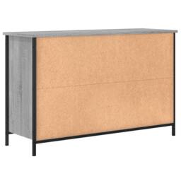 Berkfield Home TV Cabinet Grey Sonoma 100x35x65 cm Engineered Wood - Size: 100 x 35 x 65 cm - thumbnail 8
