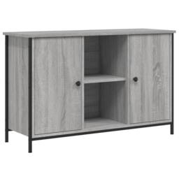 Berkfield Home TV Cabinet Grey Sonoma 100x35x65 cm Engineered Wood - Size: 100 x 35 x 65 cm - thumbnail 3