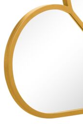 MirrorOutlet Gold Metal Framed Heart Shaped Wall Mirror (80CM X 80CM) - Size: 1 Pack - thumbnail 5