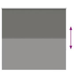 Berkfield Home Roller Blind Blackout Grey 160x150 cm Fabric Width 156.6 cm Polyester - thumbnail 5