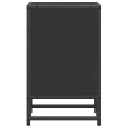 Berkfield Home Bedside Cabinets 2 pcs Black 40x31x50 cm Engineered Wood & Metal - Size: 40 x 31 x 50 cm - thumbnail 7