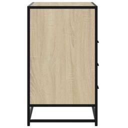 Berkfield Home Drawer Cabinet Sonoma Oak 70x41x70 cm Engineered Wood in Natural - Size: 70 x 41 x 70 cm - thumbnail 6
