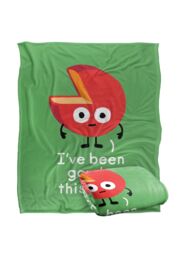 David Olenick Infactive Been Grate Silky Touch Super Soft Throw Blanket 152 X 127 cm in White - thumbnail 2