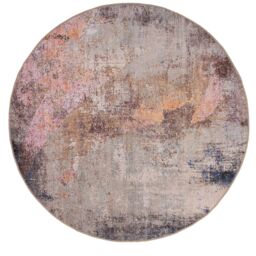 Kukoon Pastel Multicolour Distressed Abstract Non Slip Washable Low Pile Rug in Light Pink - Size: 60 cm x 240 cm - thumbnail 6