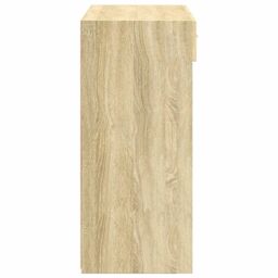 Berkfield Home Sideboard Sonoma Oak 80x42.5x93 cm Engineered Wood in Brown - thumbnail 5