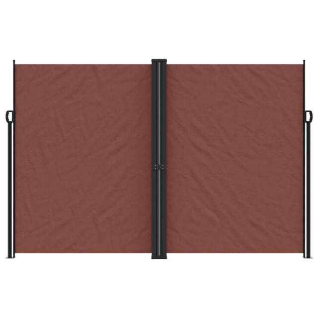 Berkfield Home Retractable Side Awning Brown 220x1000 cm - image 1
