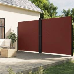 Berkfield Home Retractable Side Awning Brown 220x1000 cm - thumbnail 2