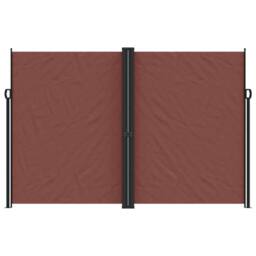 Berkfield Home Retractable Side Awning Brown 220x1000 cm - thumbnail 1