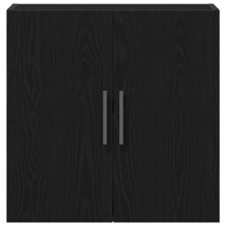 Berkfield Home Wall Cabinet Black Oak 60x31x60 cm Engineered Wood - Size: 60 x 31 x 60 cm - thumbnail 6