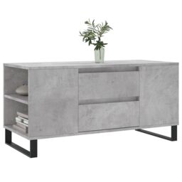 Berkfield Home Coffee Table Concrete Grey 102x44.5x50 cm Engineered Wood - thumbnail 3