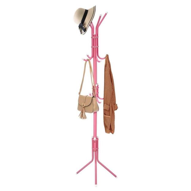 Kelvenix Pink 12 Hooks Clothes Hanger Coat Stand - image 1