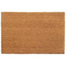 Berkfield Home Door Mat Natural 50x80 cm Tufted Coir in Brown - thumbnail 1