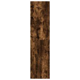 Berkfield Home Wardrobe Smoked Oak 80x50x200 cm Engineered Wood in Brown - Size: 80 x 50 x 200 cm - thumbnail 6