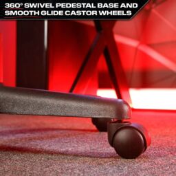 X Rocker Saturn Ergonomic Mid Back PC Gaming Chair with Swivel Base in Gold - thumbnail 8