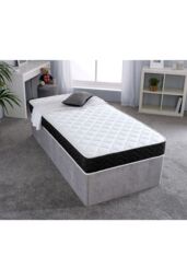 Starlight Beds Economy Quilted Memory Foam Hybrid Spring Mattress 18cm Deep Soft Feel in Black - Size: King - thumbnail 2