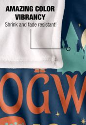 Harry Potter Hogwarts is My Home Officially Licensed Silky Touch Super Soft Throw Blanket 152x127 cm in White - thumbnail 4