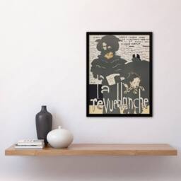 "Artery8 Poster for the Revue Blanche Journal Bonnard Framed Wall Art Print in Grey - Size: W12"" x H16""" - thumbnail 4