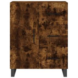 Berkfield Home Sideboard Smoked Oak 69.5x34x90 cm Engineered Wood in Brown - thumbnail 5