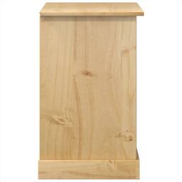 Berkfield Home Dressing Table Corona104x47x75 cm Solid Wood Pine in Brown - Size: 104 x 47 x 75 cm - thumbnail 5