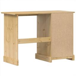 Berkfield Home Dressing Table Corona104x47x75 cm Solid Wood Pine in Brown - Size: 104 x 47 x 75 cm - thumbnail 6