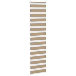 Berkfield Home Zebra Blind Sand Brown 60x200 cm Fabric Width 55.9 cm Polyester - thumbnail 3