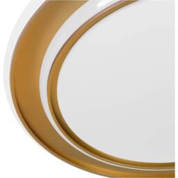 Loops Elegant 40cm Gold-Coloured LED Ceiling Light for Modern Indoor Spaces in Gold - thumbnail 5