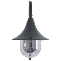 Berkfield Home Garden Wall Lamp E27 42 cm Aluminium Dark Green - thumbnail 3