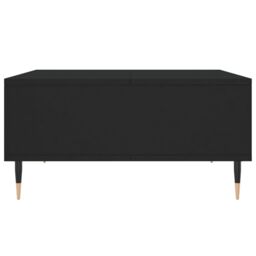 Berkfield Home Coffee Table Black 60x60x30 cm Engineered Wood - Size: 60 x 60 x 30 cm - thumbnail 5