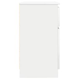 Berkfield Home Sideboard with Drawer White 71x35x65 cm Engineered Wood - Size: 71 x 35 x 65 cm - thumbnail 7