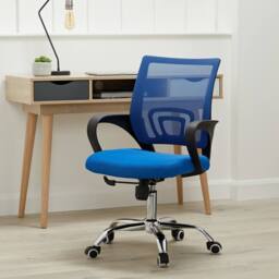Lemon Pavilion Furniture Tate Indoor Mesh Back Office Chair - L56 x W57 x H96 cm - Blue - thumbnail 4