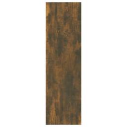 Berkfield Home Book Cabinet/Room Divider Smoked Oak 40x30x103 cm Engineered Wood in Brown - Size: 40 x 30 x 103 cm - thumbnail 6