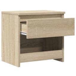 Berkfield Home Elegant Bedside Cabinets 2 pcs Sonoma Oak 40x30x39 cm Engineered Wood in Light Tan - Size: 40 x 30 x 39 cm - thumbnail 9