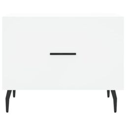 Berkfield Home Coffee Tables 2 pcs White 50x50x40 cm Engineered Wood - Size: 50 x 50 x 40 cm - thumbnail 6